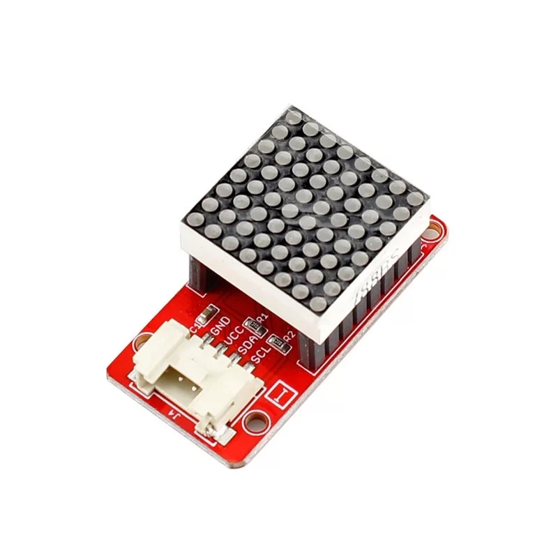 Crowtail HT16K33 8x8 LED 도트 매트릭스 모듈 (레드/블루/그린 도트 매트릭스 1개씩 포함) [CRT15121M]