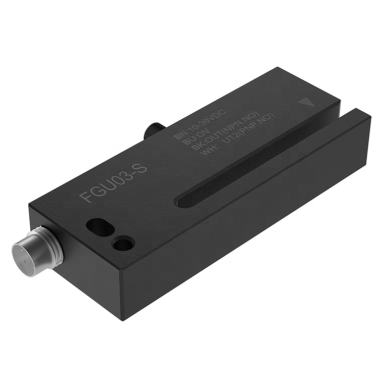 FGU03-S 3mm 슬롯 타입 광전 라벨 센서 알루미늄 합금 투명 라벨 센서 [FUWEI-35]