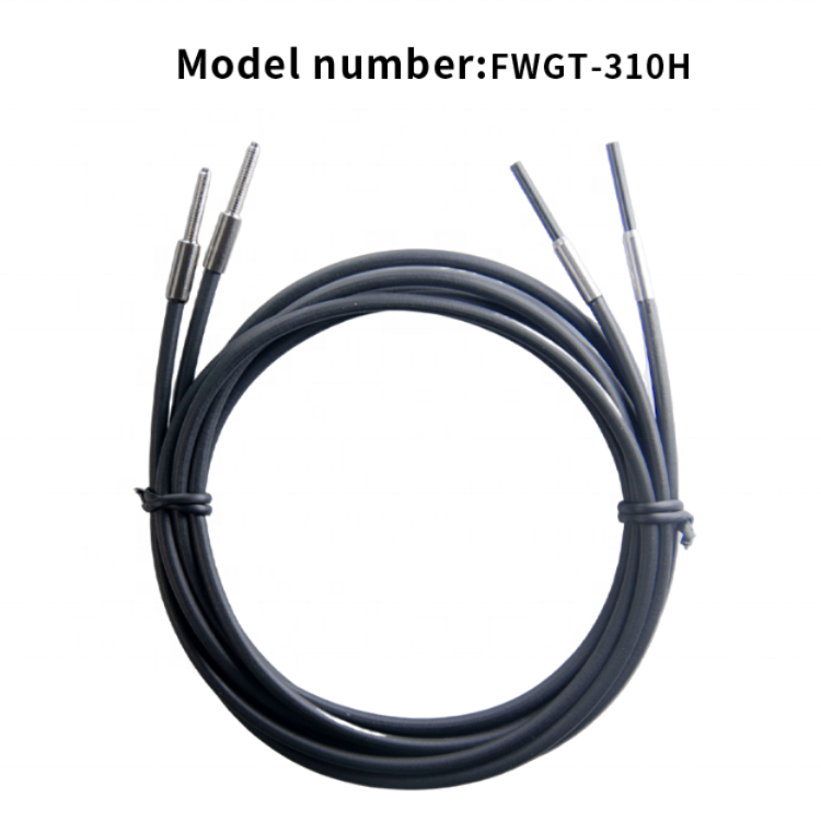 FWGT-310H 410H 610H M3 M4 M6 프로브 200 도 유도 빔 증폭기를 통한 고온 저항 광섬유 센서 반사형 1M [FUWEI-49]