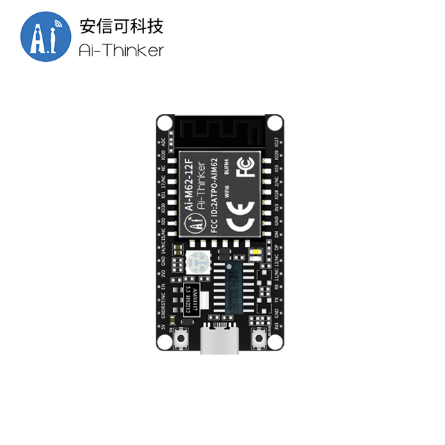 아이 씽커 WiFi6 + 블루투스 BLE5.3 콤보 모듈 BL616 칩 Ai-M62-12F-Kit 개발 보드 [Ai-Thinker-80]