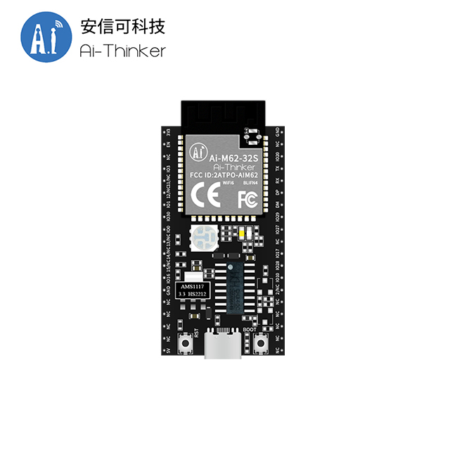 아이 씽커 WiFi6 + 블루투스 BLE 5.3 콤보 모듈 BL616 칩 Ai-M62-32S-Kit 개발 보드 [Ai-Thinker-81]