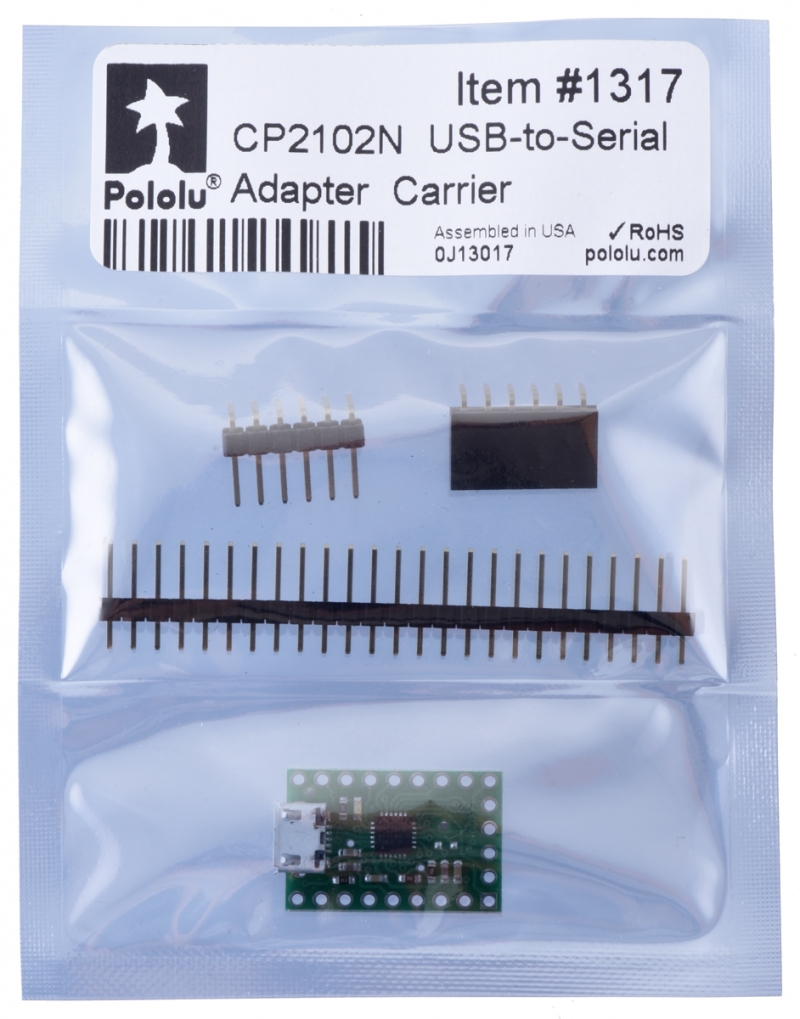 CP2102N USB 2.0 to 시리얼 어댑터 모듈 [PLLU-1317]