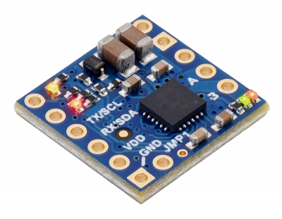 Motoron M1T256 - DRV8256P 4.5-48V 2.2A I2C 모터 컨트롤러 모듈 (핀 헤더 미납땜) [PLLU-5061]