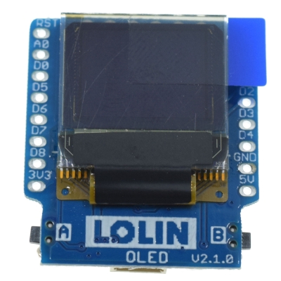 D1 mini용 SSD1306 0.66인치 OLED 실드 [WEMOS-013]