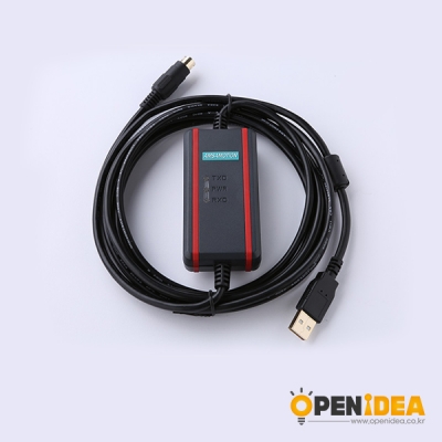Amsamotion PLC 프로그래밍 케이블 FTDI Isolation USB-SC09-FX 다운로드 케이블 금도금 [OPEN-BF006-001]