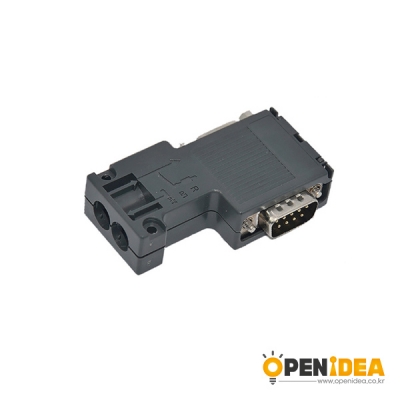 Siemens DP Profibus 커넥터 플러그 0BA12 90도 프로그램 포트 포함 [OPEN-BF006-010]