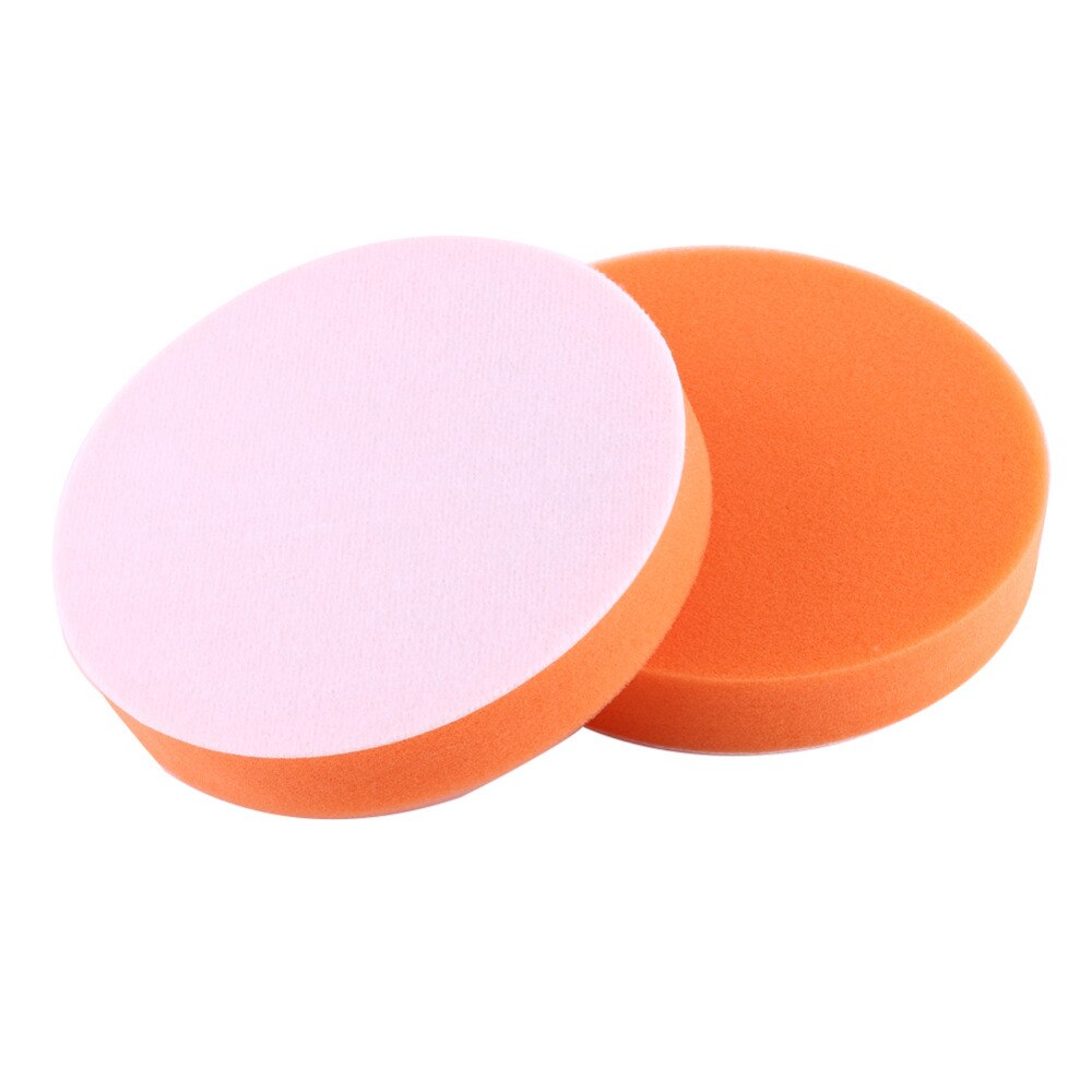 자동차 버프 연마 패드 5 인치 125mm 플랫 폼 스폰지 왁싱 패드 키트 도구 자동차 폴리셔 버퍼 자동 케어 버핑 패드 10 개 [OA54-61]