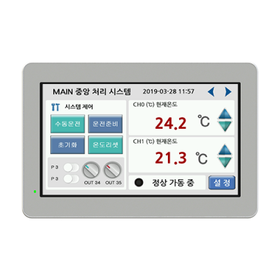 CHC-070WR (HMI/휴먼 머신 인터페이스/MMI/터치 스크린)