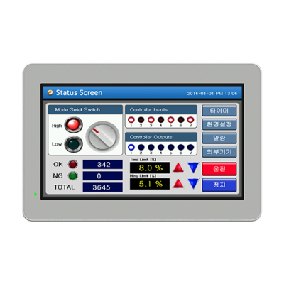 CHA-070WT (HMI/휴먼 머신 인터페이스/MMI/터치 스크린)