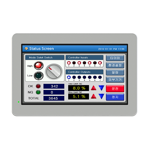 CHA-070WR (HMI/휴먼 머신 인터페이스/MMI/터치 스크린)