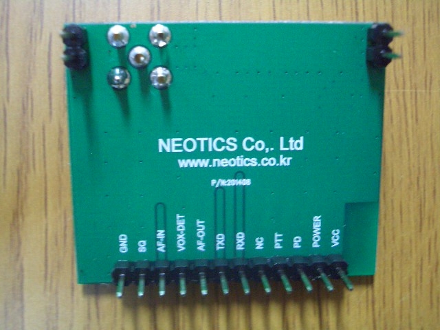 UHF (400~470MHz) 대역 무전기용(오디오-데이터) 송-수신 모듈 (Analog)