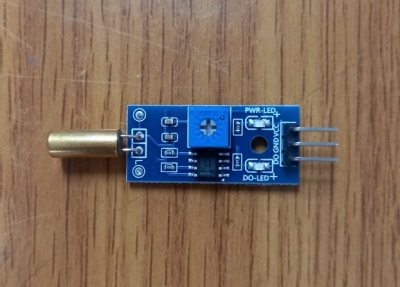 볼(Ball)내장 기울기(경사각) 및 충격센서 모듈 (Ball mounted tilt and shock sensor module)