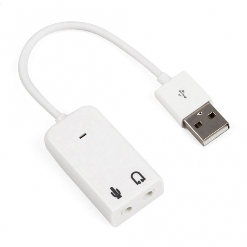 USB 사운드 카드 (USB Virtual Sound Card) (3D Virtual 7.1Channel External USB Sound Card)