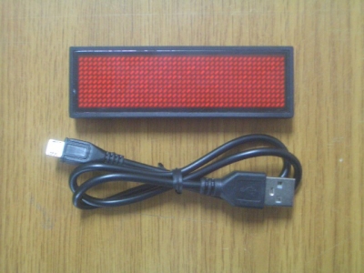 LED (44x11 Dot) 글자표시 태그