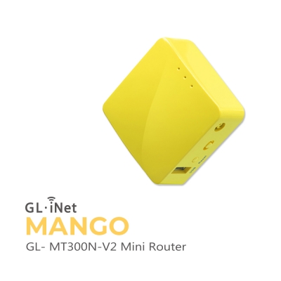 GL iNet GL-MT300N-V2 Mini Router MANGO (망고 / 미니 공유기)