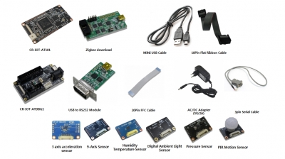 사물인터넷 IoT Sensor Start kit ( STM32, Zigbee , 대기압, 온습도, 조도, 9축, 가속도, 감지 센서 EVB )