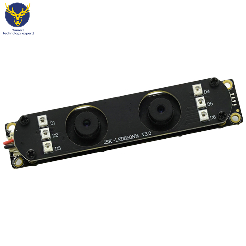 JSK-LA008MAMB-V3.0(C01) 2MP 양안 생체검출 와이드 다이내믹 나이트 비전 이미징 카메라 모듈 [JSK-03]
