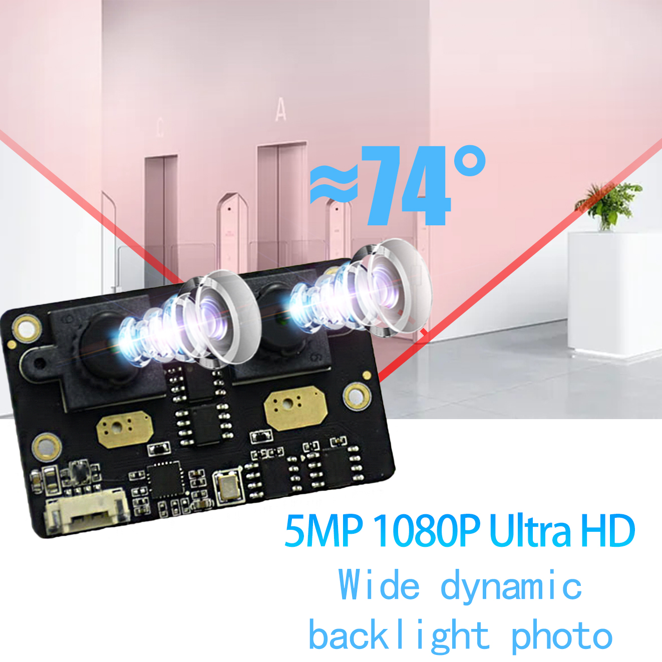 ZH800-V2.0 단선 쌍안 500W 2K 와이드 다이나믹 카메라 [JSK-30]