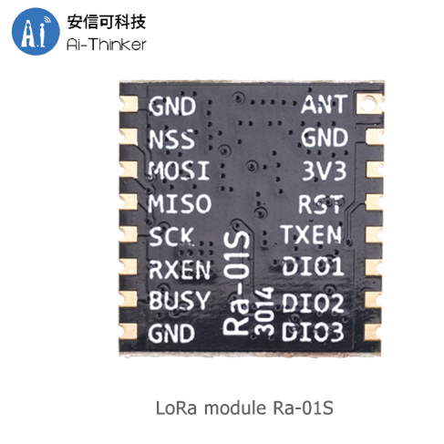 사상가 LoRa Ra-01S 무선 고주파 모듈 SX1268 칩 433MHz 초저 전력 소비 [Ai-Thinker-86]