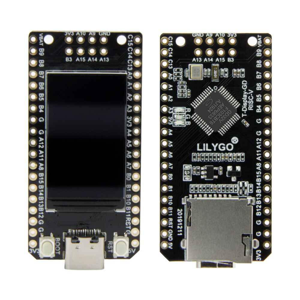T-Display-GD32 RISC-V 32비트 커널 미니멀 개발 보드 1.14IPS [LILYGO-32]