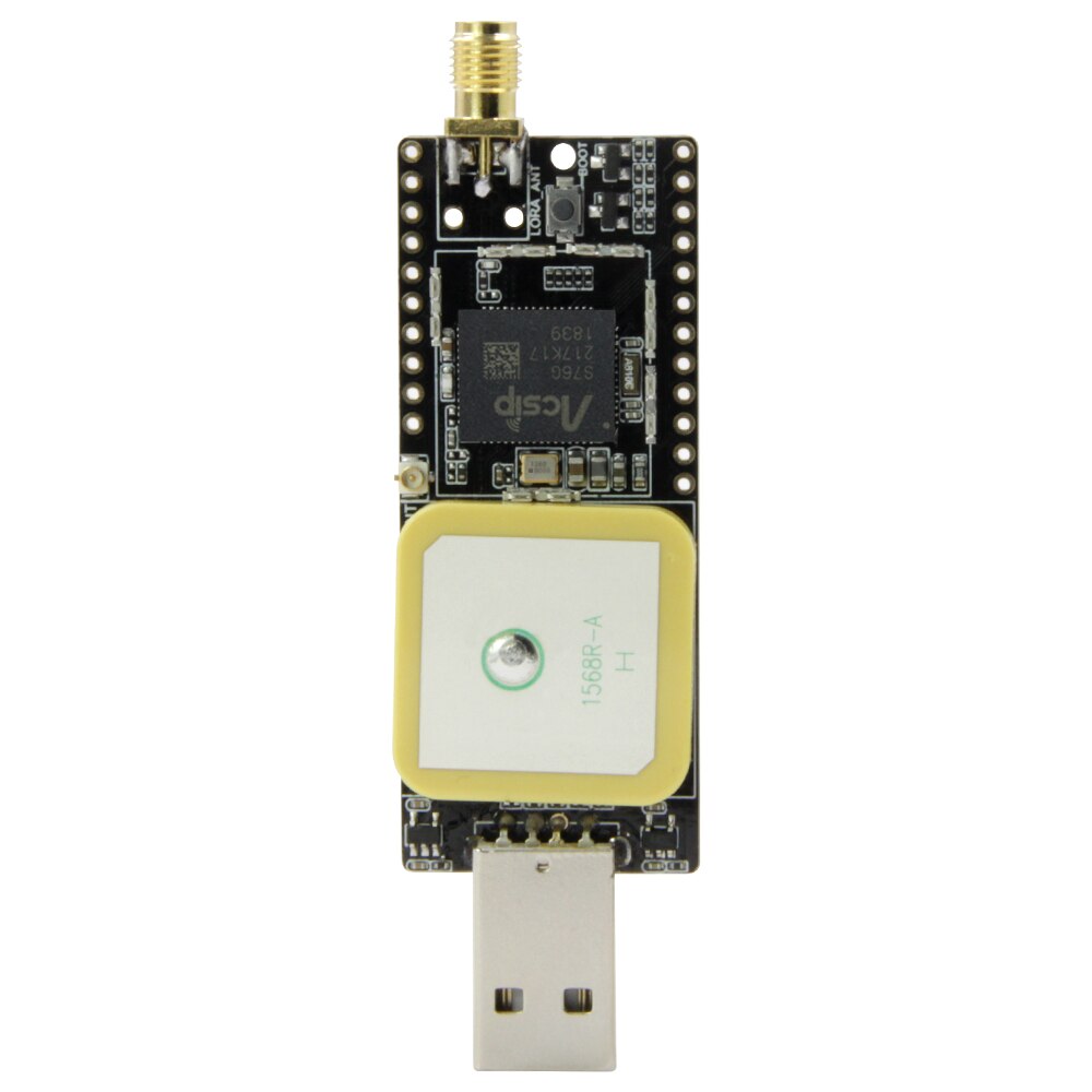 T-Motion S76G Lora 칩 LORA 868 915 923Mhz 안테나 GPS 안테나 USB 커넥터 개발 보드 [LILYGO-40]