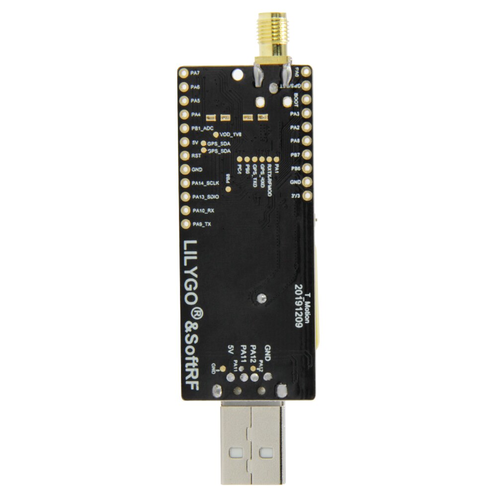 T-Motion S76G Lora 칩 LORA 868 915 923Mhz 안테나 GPS 안테나 USB 커넥터 개발 보드 [LILYGO-40]