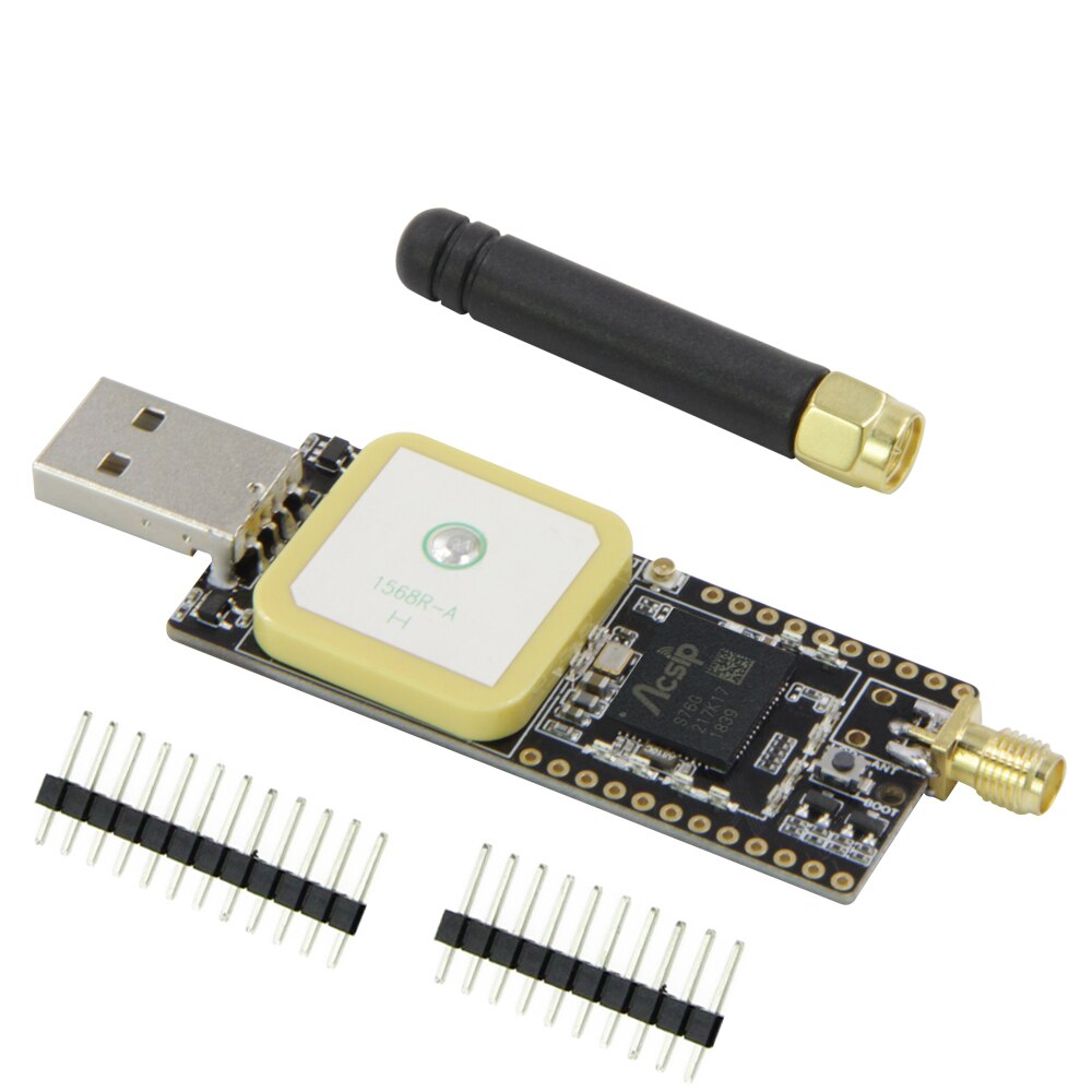 T-Motion S76G Lora 칩 LORA 868 915 923Mhz 안테나 GPS 안테나 USB 커넥터 개발 보드 [LILYGO-40]