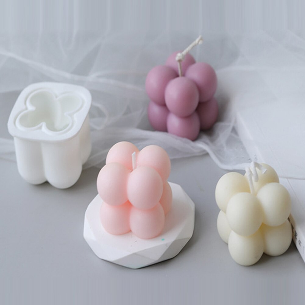 3D 양초 금형 간장 왁스 실리콘 금형 아로마 테라피 석고 양초 diy 양초 금형 수제 비누 금형 양초 만들기 용품 [OA61-41]