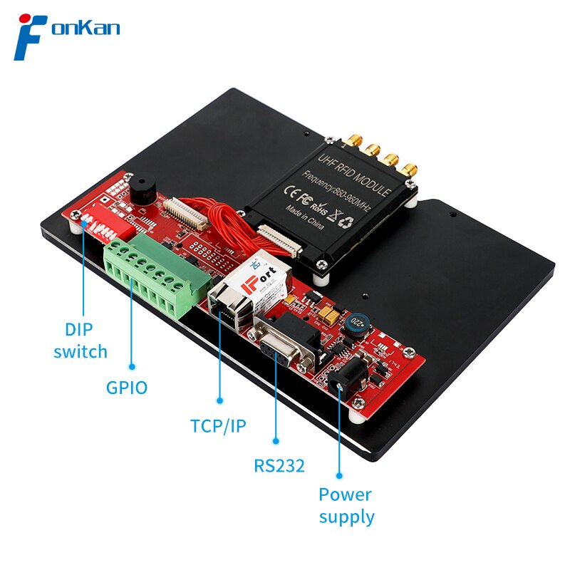 UHF RFID Impinj R2000 모듈 고성능 저가 장거리 전체 주파수 860-960Mhz 리더 및 라이터 키트 보드 장거리 전체 [FONKAN-09]