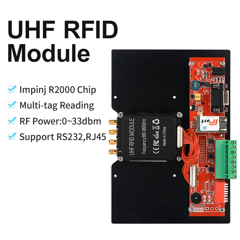 UHF RFID Impinj R2000 모듈 고성능 저가 장거리 전체 주파수 860-960Mhz 리더 및 라이터 키트 보드 장거리 전체 [FONKAN-09]