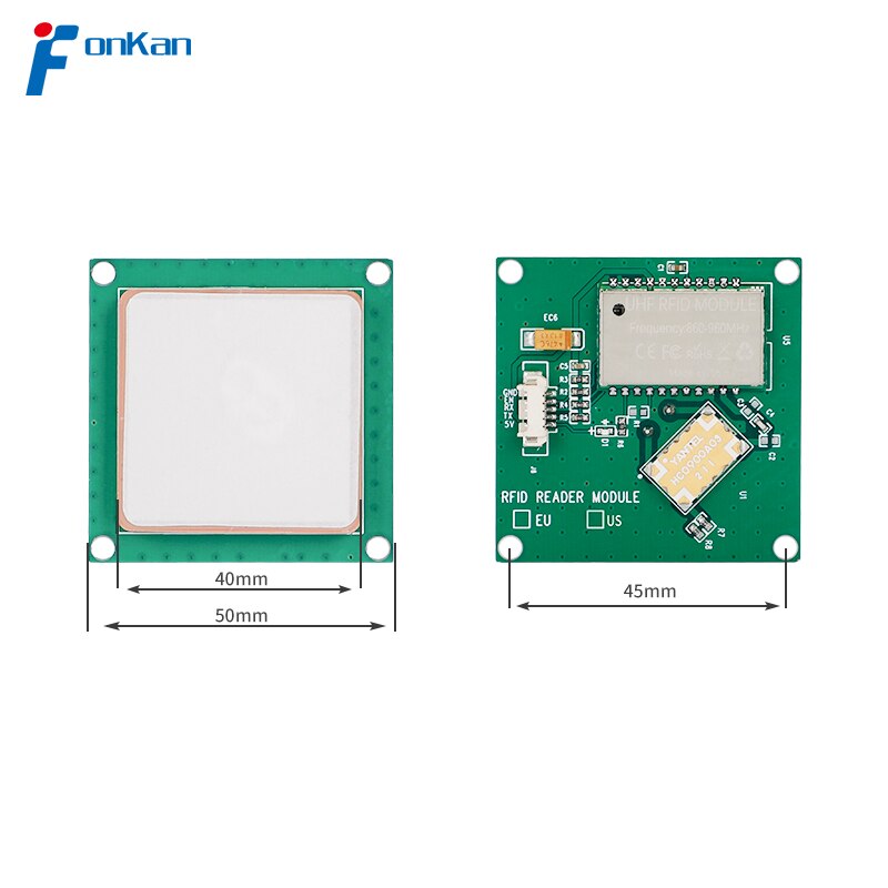 TTL232 UHF RFID 리더 세라믹 안테나 모듈 Arduino Raspberry PI 용 [FONKAN-13]