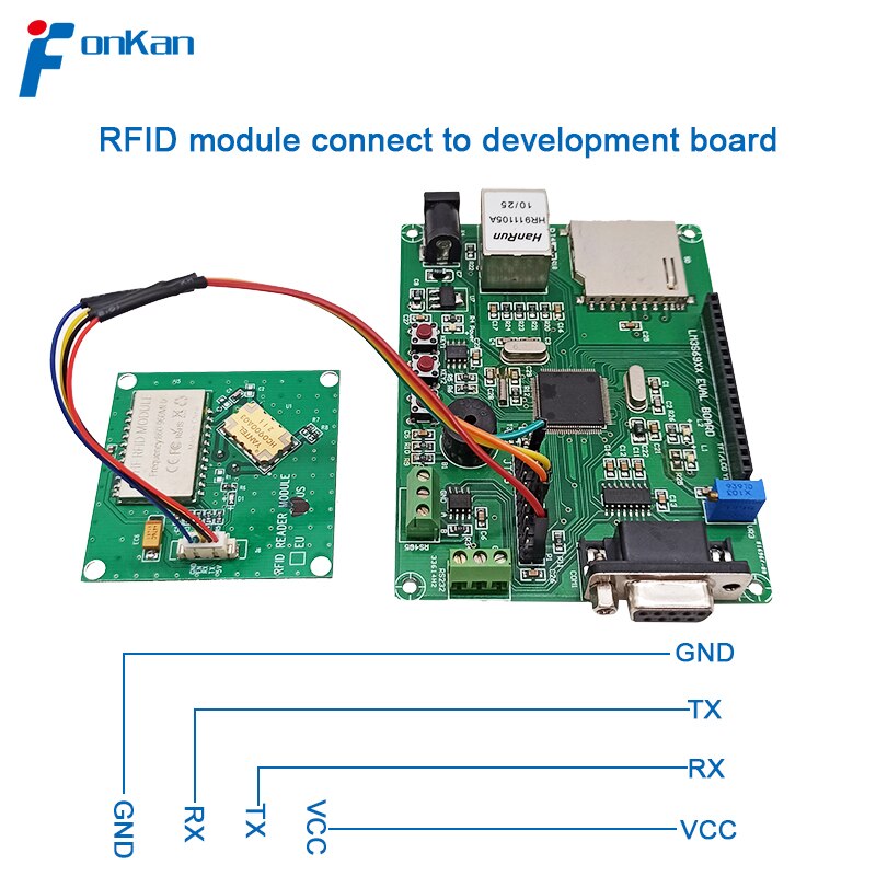 TTL232 UHF RFID 리더 세라믹 안테나 모듈 Arduino Raspberry PI 용 [FONKAN-13]