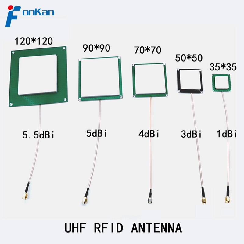 세라믹 안테나 UHF 전체 크기 3dbi 50x50mm mmcx 남성 IPEX 커넥터 액세스 제어에 사용 [FONKAN-17]