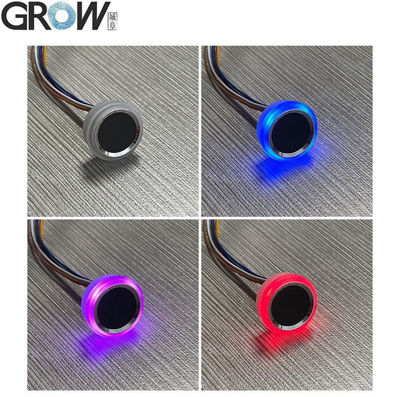 성장 K215+ R502F 방수 작은 지문 모듈 DC10-30V K215 지문 제어 보드 오토바이 [GROW-48]