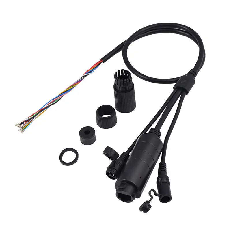 FS5712FW-B 블랙 방수 RJ45 에 DC IP 카메라 PoE 케이블 재설정 기능 [SDaPo-07]