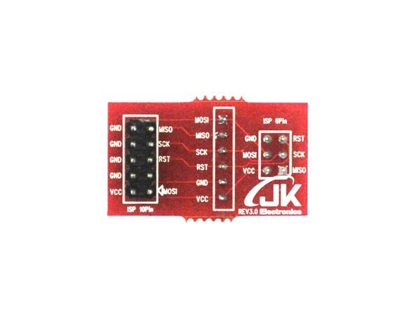 AVR ATMEGA ISP 10Pin to 6Pin 변환보드