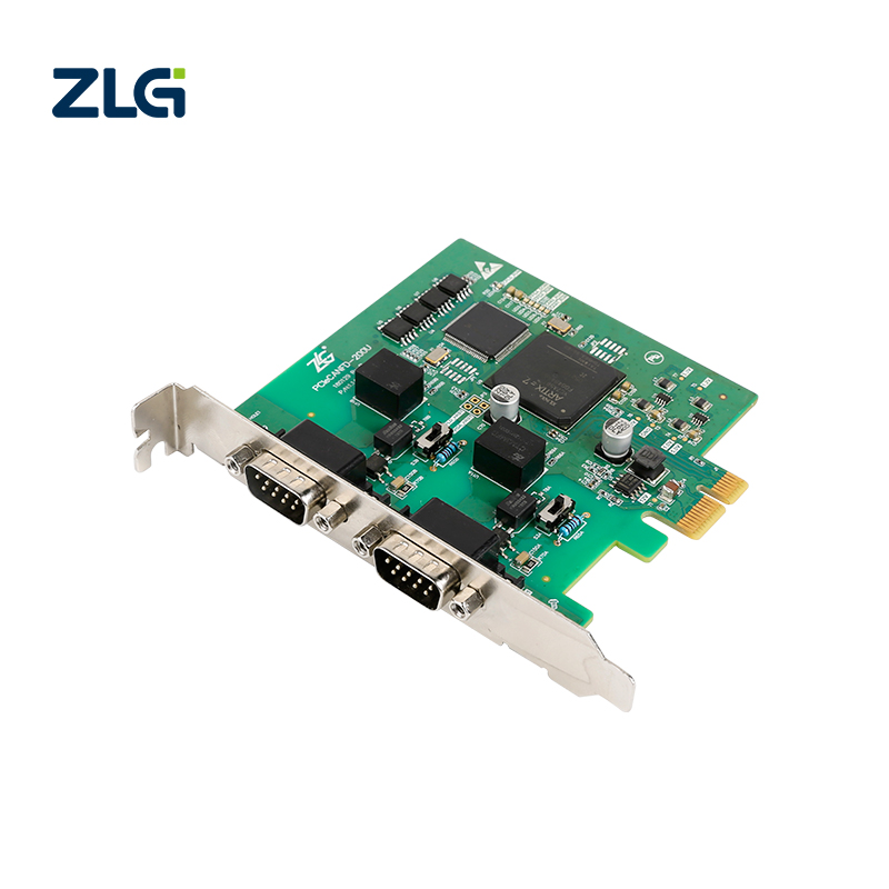 PCIe-CANFD Analyzer 고속 CAN2.0AB 데이터 통신 2500VDC 전기 절연 지원 [ZLG-01]