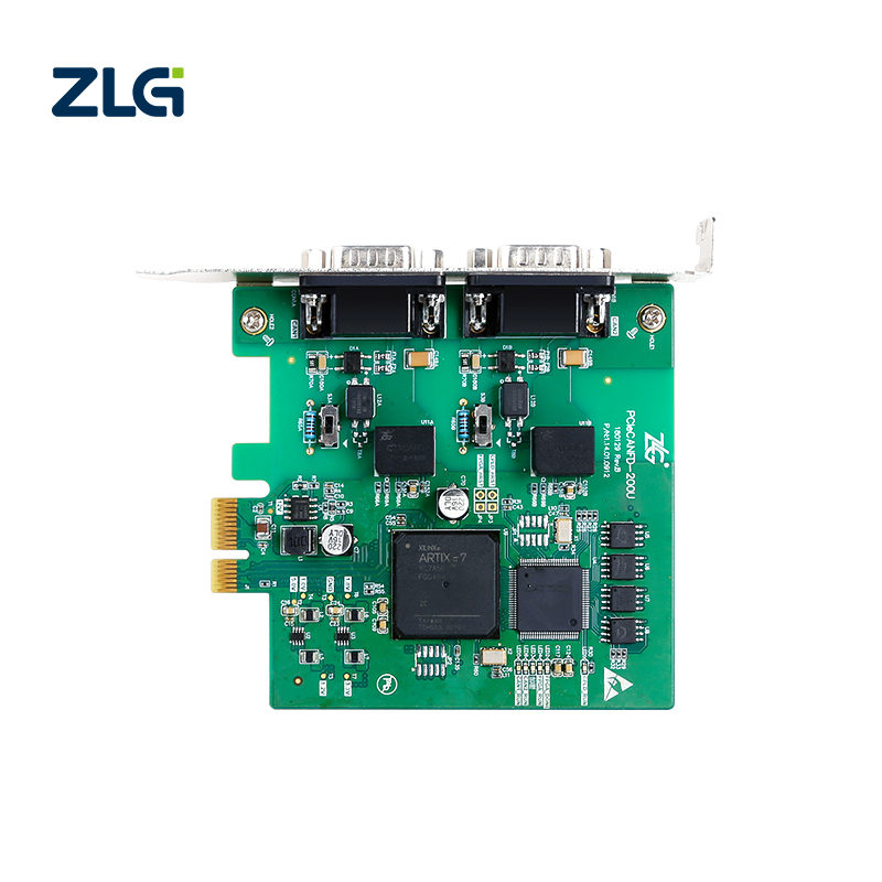 PCIe-CANFD Analyzer 고속 CAN2.0AB 데이터 통신 2500VDC 전기 절연 지원 [ZLG-01]