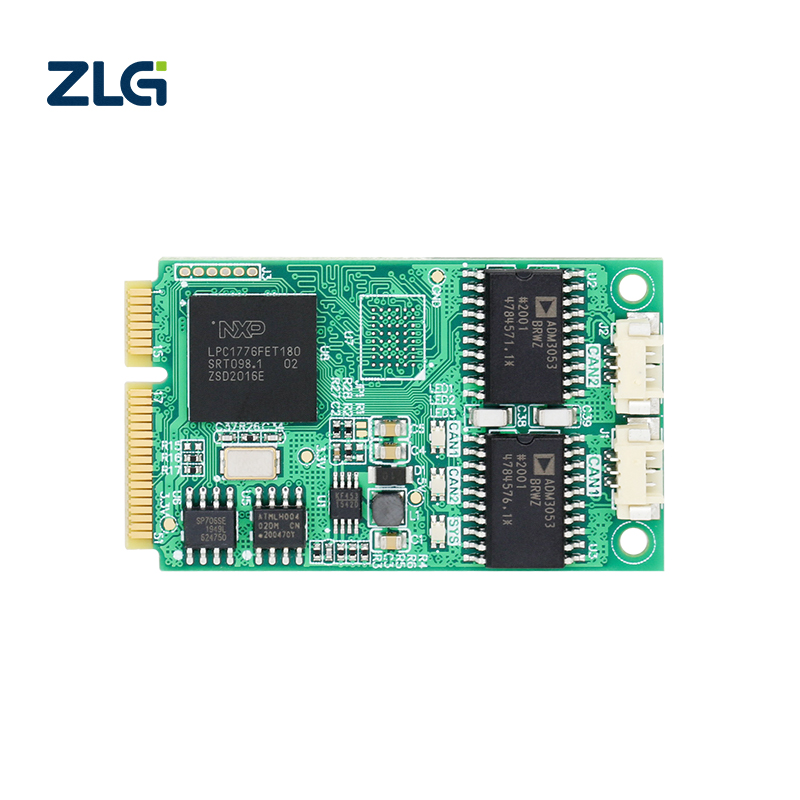 CAN Analyzer Bus Network Tester For Car Professional MiniPCIe-CAN Converter Free Software [ZLG-02]