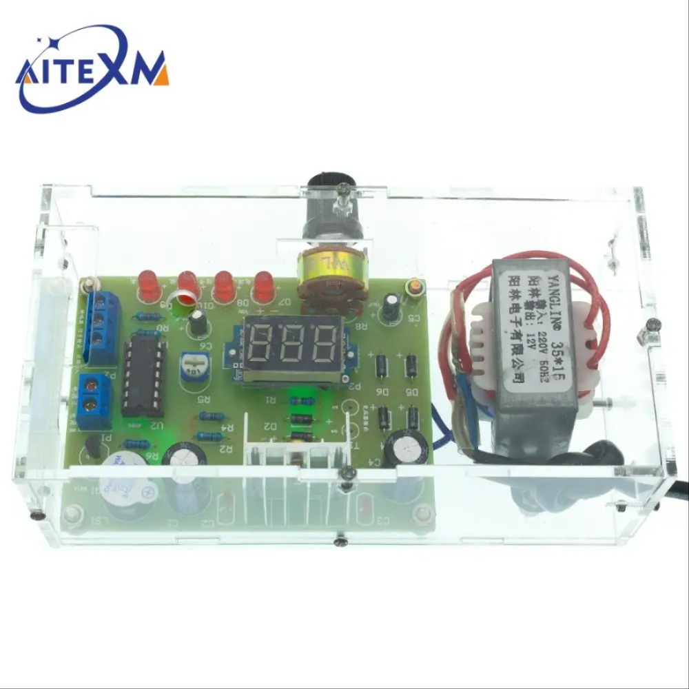 DIY 키트 LM317 조정 가능한 전압 110V 220V~1.25V-12.5V 스텝 다운 전원 공급 장치 모듈 PCB 보드 [DIY-07]
