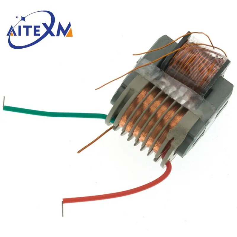 고주파 DC 고전압 아크 점화 발생기 인버터 부스트 스텝 업 18650 DIY 키트 U 코어 변압기 스위트 3.7V 15KV [DIY-11]