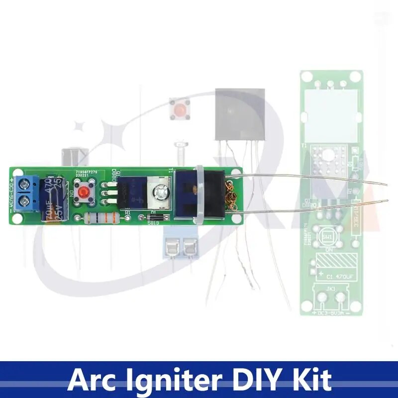 고전압 아크 점화기 DIY 키트 라이터 키트 아크 발생기 키트 DIY 전자 생산 스위트 DC3-5V [DIY-12]