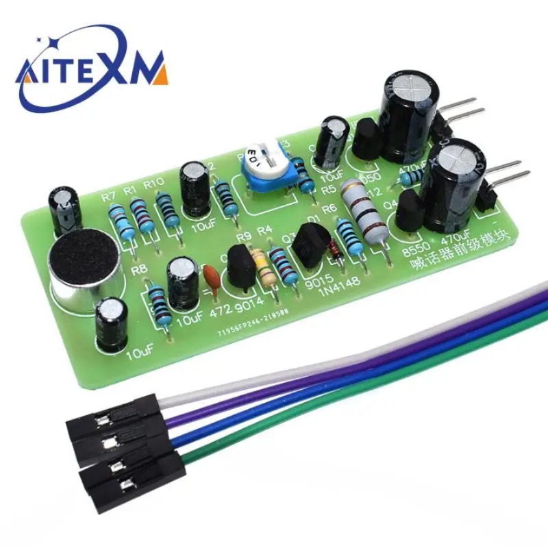 라우드 스피커 프론트 스테이지 앰프 회로 증폭기 DIY 키트 볼륨 증폭기 마이크 헤드 모듈 Arduino 용 학습 키트 [DIY-16]