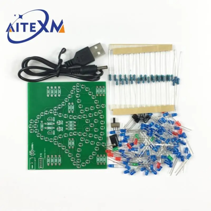 실험실 스윙 벨 흔들리는 윈드벨 재미있는 전자 DIY 키트 95 LED 바람 벨 아두이노용 학습 키트 5V 9V [DIY-19]