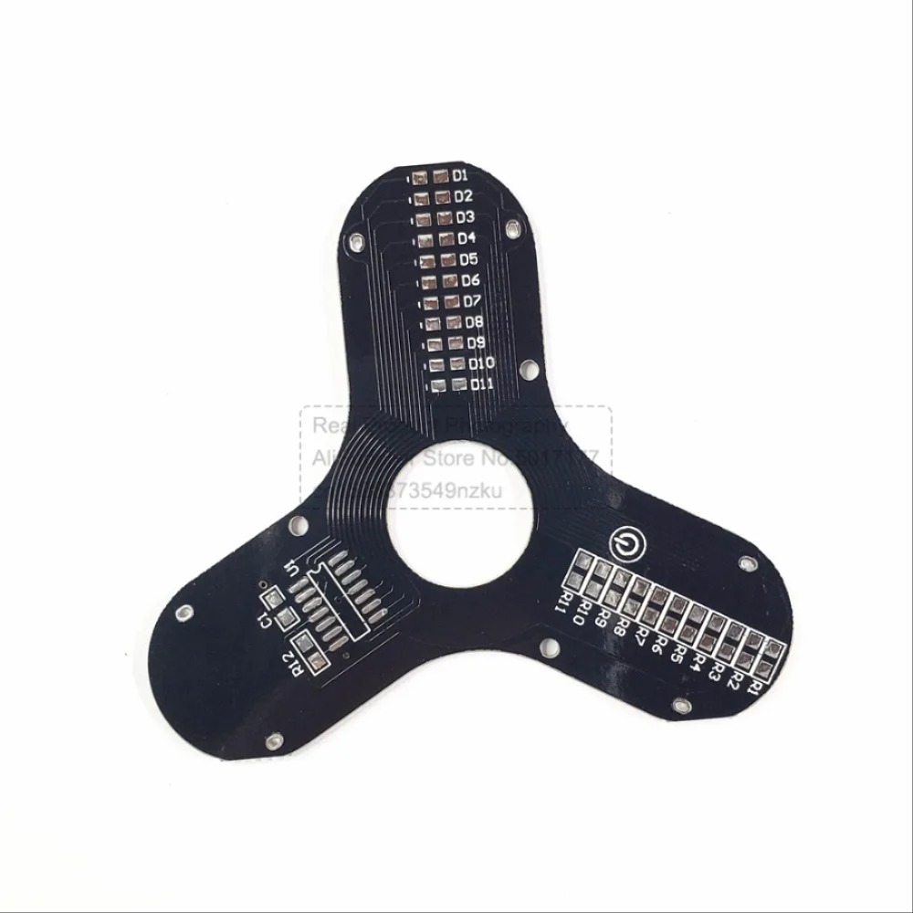 DIY 손가락 자이로스코프 피터 팬 키트 LED 제조 납땜 DIY 전자 키트 [DIY-29]
