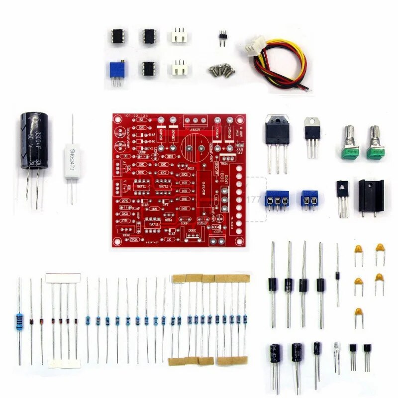 DIY 키트 조정 가능한 DC 전원 공급 장치 실험실 전원 0-30V 2MA-3A 단락 전류 제한 보호 보드 Arduino용 [DIY-40]