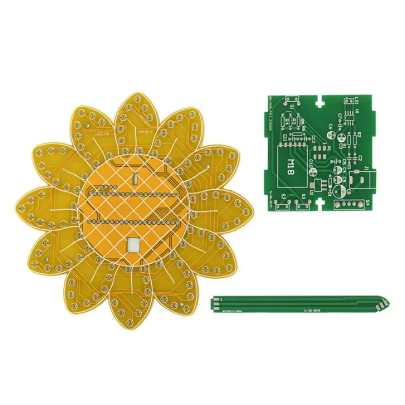 DIY 해바라기 블루투스 스피커 LED 주행등 리모컨 DIY 전자 키트 제작 납땜 프로젝트 DC5V [DIY-41]