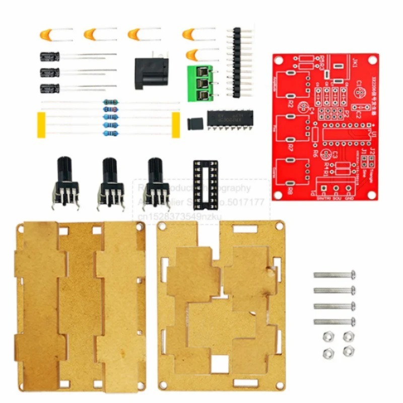 기능 신호 발생기 사인 삼각형 사각형 출력 신호 발생기 주파수 크기 조절 가능 DIY 키트 1Hz-1MHz XR2206 [DIY-44]