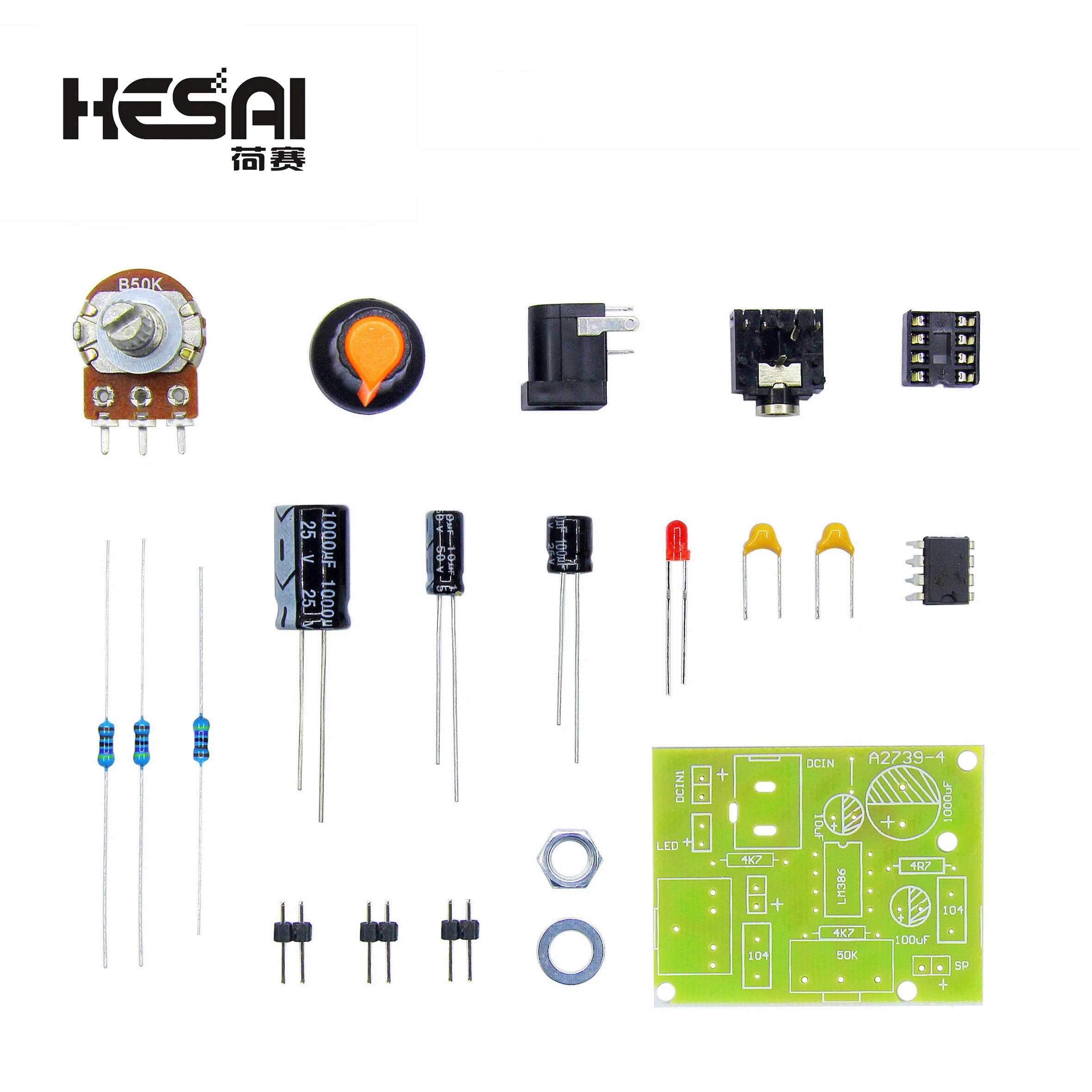 스마트 전자 DIY 키트 LM386 슈퍼 미니 오디오 앰프 suite Trousse LM386 Amplificador 모듈 보드 3.5mm 3-12V [DIY-50]