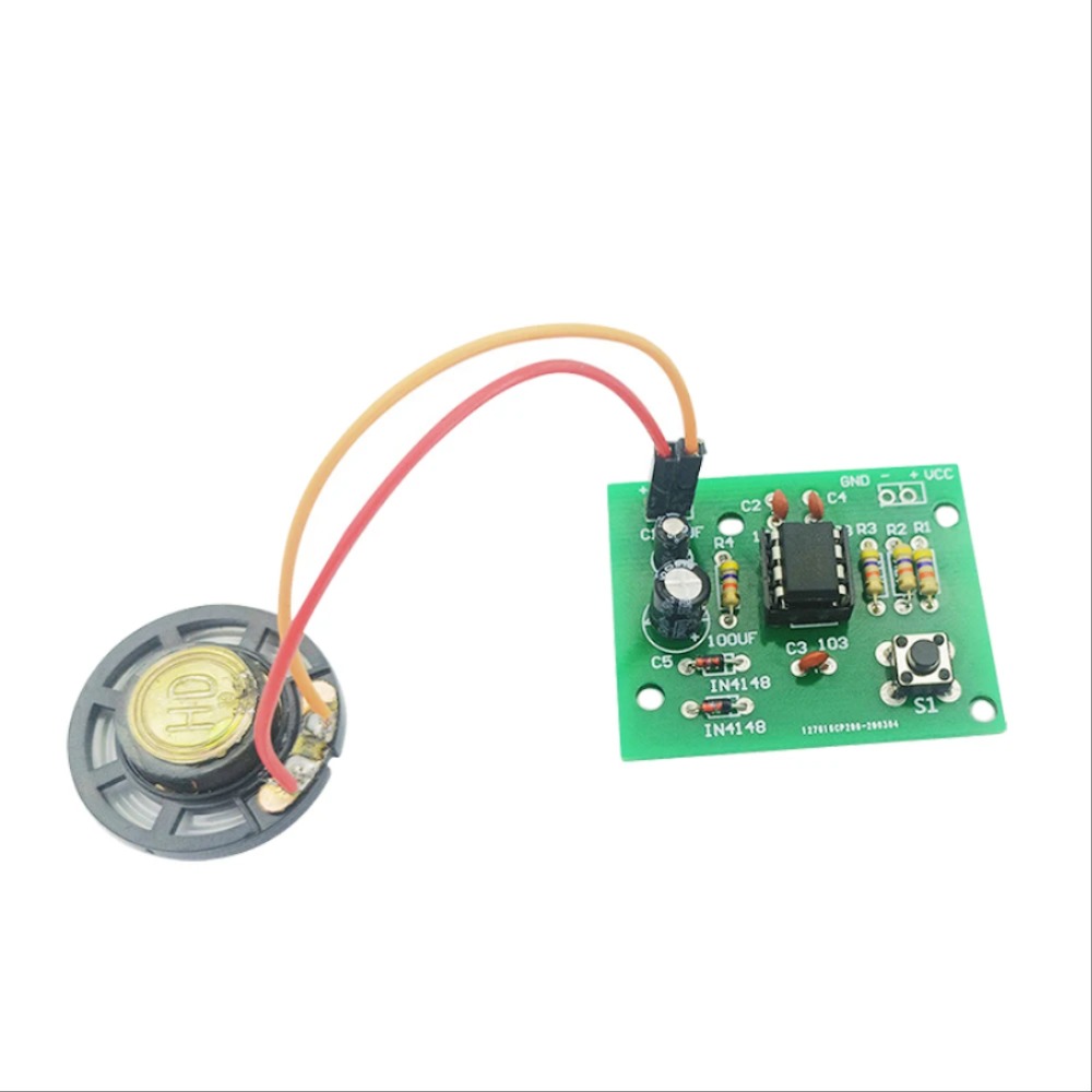 NE555 초인종 세트 전자 생산 초인종 세트 DIY 키트 Ding dong 초인종 PCB 용접 실험실 [DIY-51]